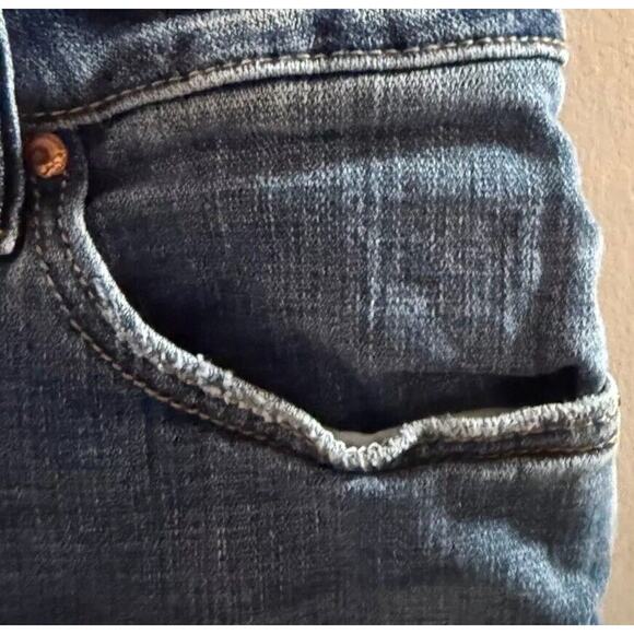 Cosmic Blue Love Jean Shorts Womens 14W Blue Denim Cotton Stretch Comfort Cuffed - Picture 4 of 10